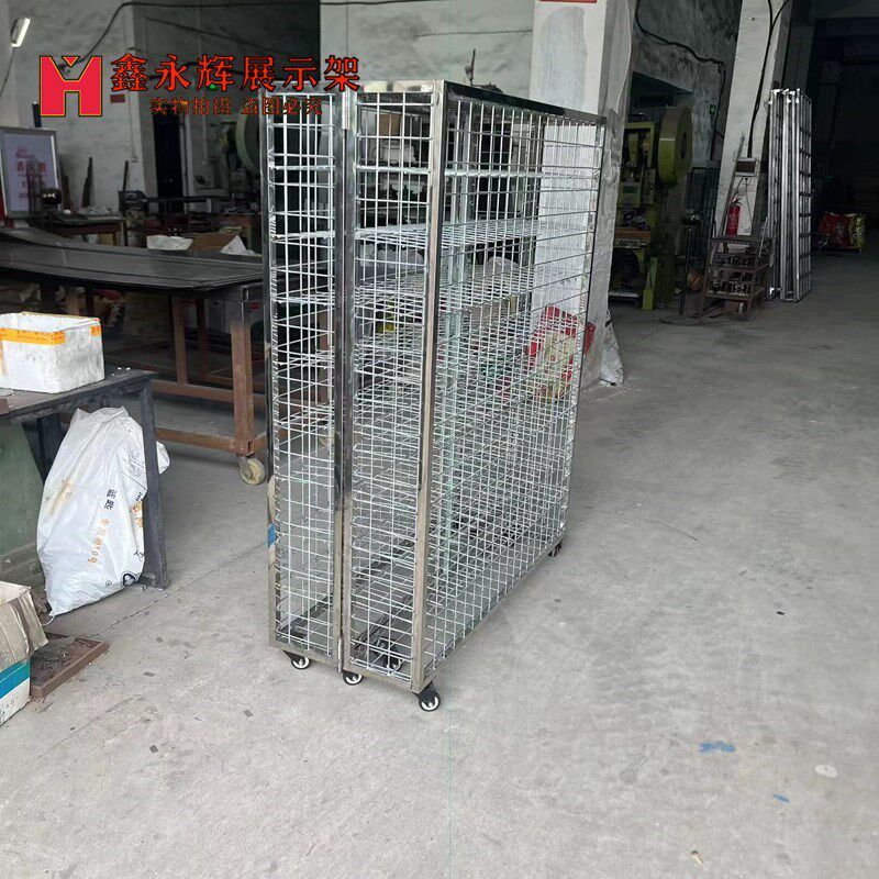 创业摆地摊鞋架网格简易鞋架 网红折叠方便上车移动多层摆摊鞋架