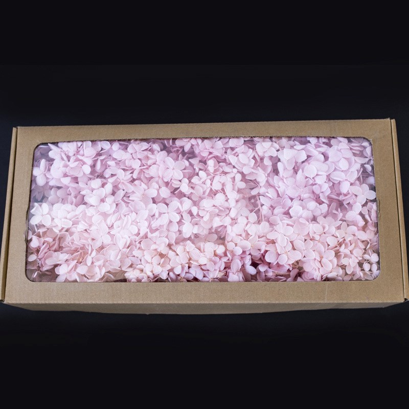 永生花干花安娜绣球盒装100gDIY花材宝塔绣球婚礼真花永生花材料