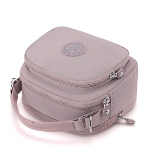 女款轻便帆布包新款女士拉链纯色单肩包斜挎包女包百搭小包休闲包