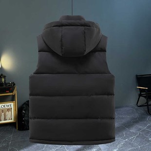 羽绒棉马甲定制印logo字秋冬季团队工作服坎肩订做广告工装马夹男