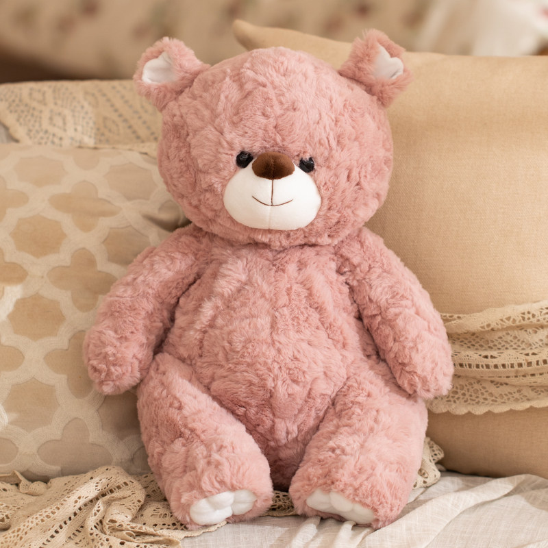 择偶记口袋熊胭粉色小熊玩偶泰迪公仔g女睡觉结婚压床娃娃毛绒礼