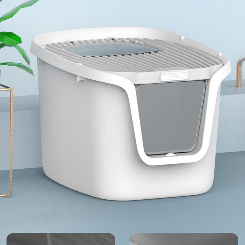 猫咪猫砂盆超大号全封闭式防外溅顶入式猫厕所除臭防带砂宠物用品