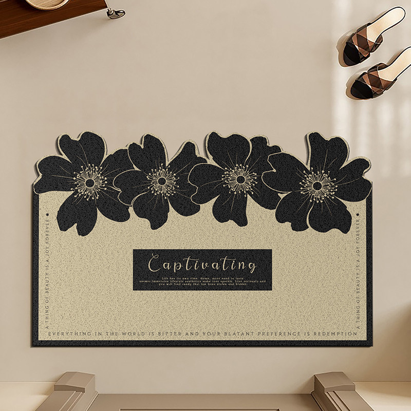 丝圈入户门地垫进门门垫家用门口门外防滑脚垫可裁剪玄关地毯蹭土,居家布艺,入户地垫,淘宝优惠券,粉丝福利购,淘宝优惠卷