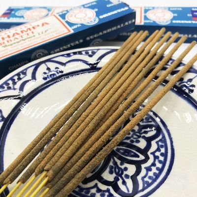 Indian Incense Satya Nag Champa Line Fragrant Sai Baba Medit