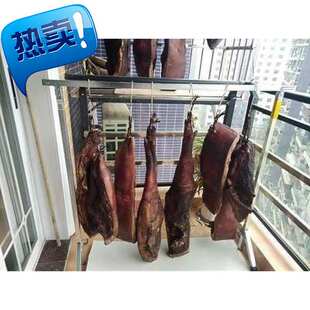 阳台挂腊肉架子承重17商用熏肉咸肉家用厨房腌肉钩挂牛肉干烤鸭铁