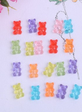 Sprinkles Mini Bear Candy Polymer Slime Box Toy  Children Re