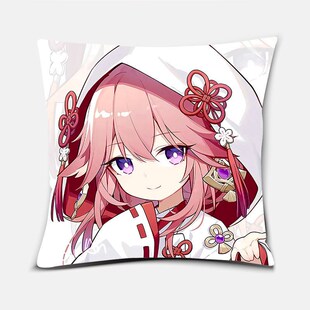 八重神子玩偶等身抱抌玩偶八重神子抱G枕二次元抱枕全身沙发靠垫