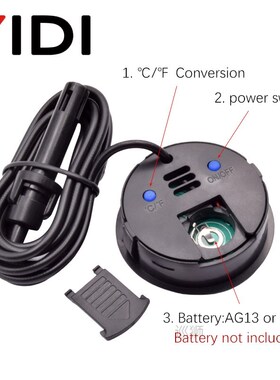 NEW LCD Digital Thermometer Hygrometer, Conversion Incubator