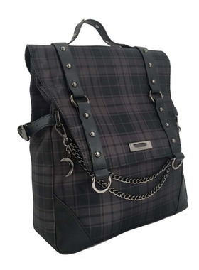 厂家2021 Plagid Gothic Punk Rock Backpack Women Techwear Got