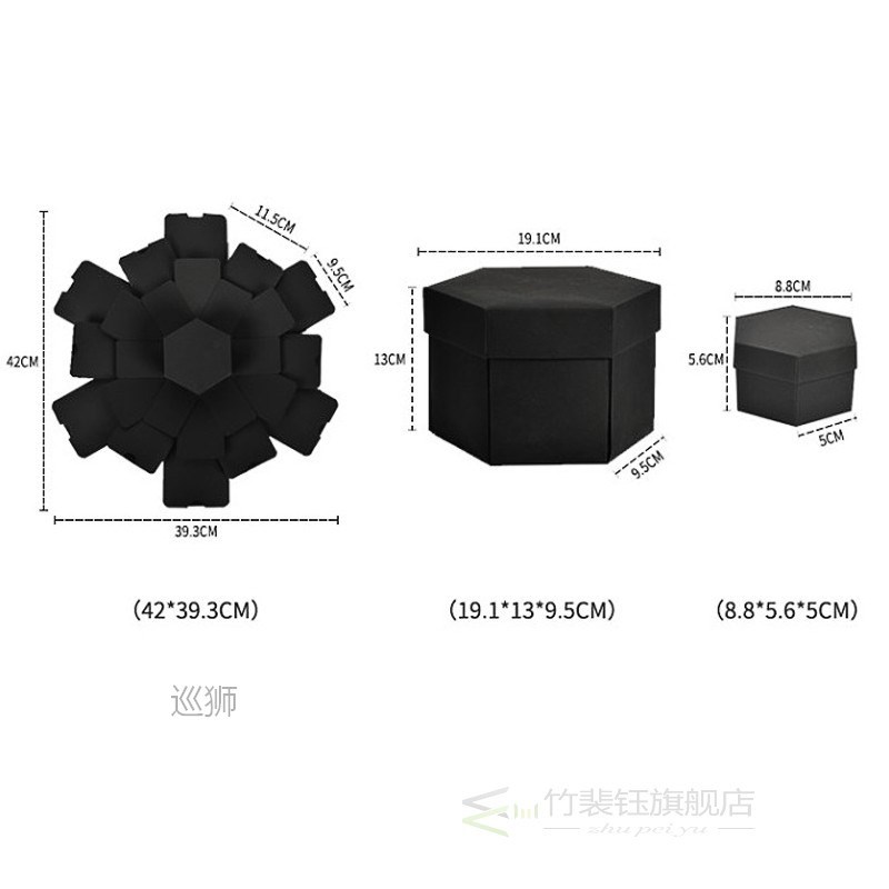 Surprise Party's Surprise Explosion Box Love Flower Box for