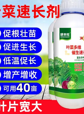 叶菜速长a剂芹菜菠菜香菜葱蒜白菜韭菜等早喷早绿茎秆粗壮抗病增