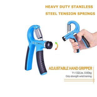 5 Pack Hand Grip Strengthener Workout Kit earm Grip Ring Ad