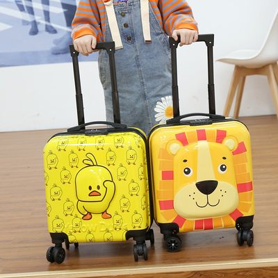 儿童行李箱男孩女宝宝18寸万向轮旅行箱3D立体卡通可爱Z拉杆箱可