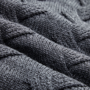 高领毛衣秋冬季 男士 2023新款 羊毛粗毛线衣加厚保暖针织羊绒打底衫