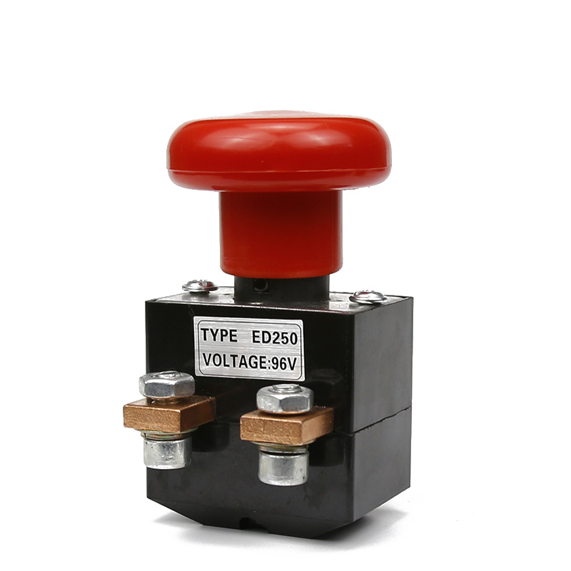 御捷汉唐电动汽车断电开关四轮观光车125a250a急停开关电源总闸