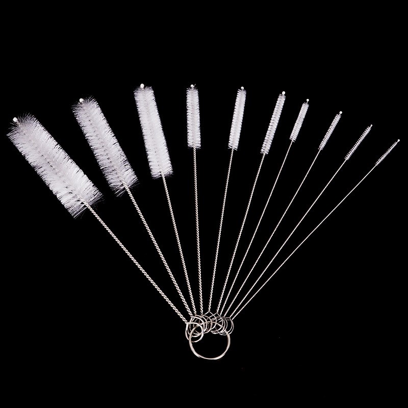 速发Nylon Tube Brushes Cleaning Brush Set Bottle Tube Pipe S