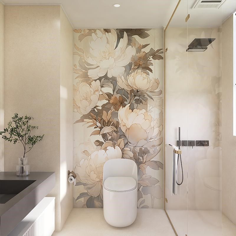 现代简约大板花砖背景墙釉面瓷砖全瓷卫生间墙面大花片600x1200,家装主材,花片,淘宝优惠券,粉丝福利购,淘宝优惠卷