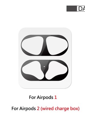 Metal Dust Guard er Film On  AirPods 1 Case Dust-proof Prote