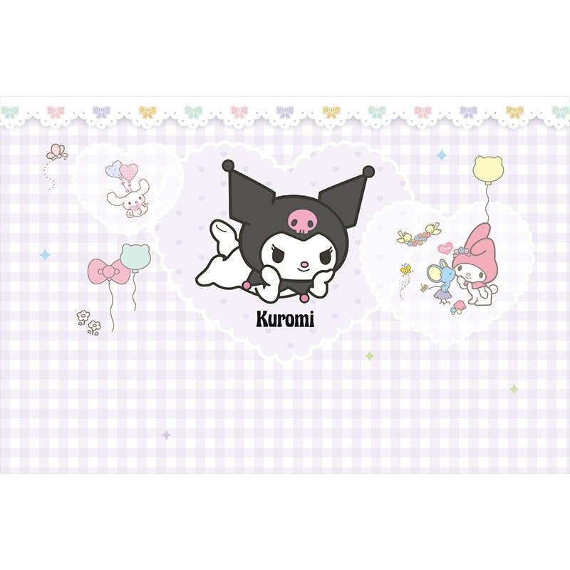 儿童房壁纸女孩墙纸房间 卧室库洛米紫色壁布2023新款墙布背景墙,家装主材,定制壁画,淘宝优惠券,粉丝福利购,淘宝优惠卷