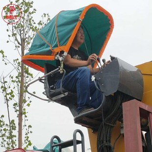 随车吊遮阳伞吊折叠车篷避雨遮阳棚户外吊车篷随车吊篷野外作业鹏