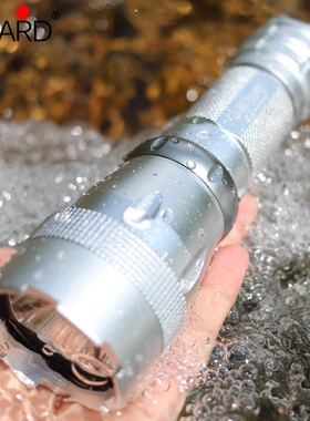 新品L2 LED Tl6补光白黄光潜水手电筒强光远射水下26650电池充电