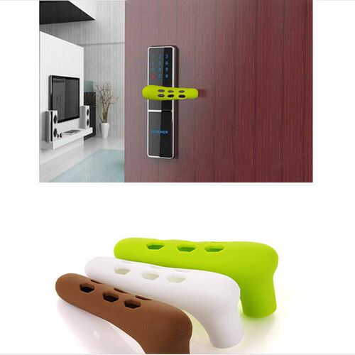 Silicone Doorknob Safety Cover Home Door Handle Knob Guard P