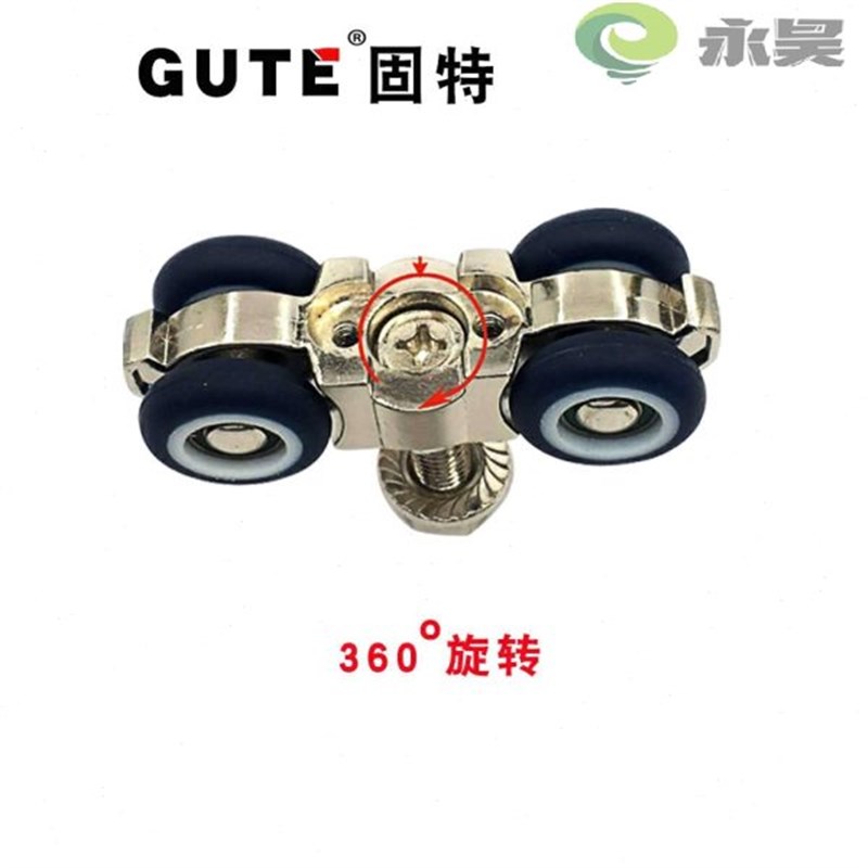 定制木移门折叠门配件五金万向吊轮吊轨推拉门轨道吊滑轨吊门滑轮