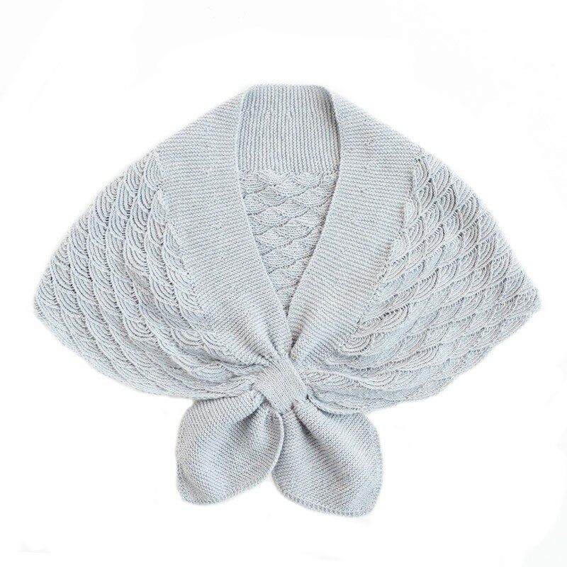 苏苏姐家海水纹披肩diy手工编织棒针围巾披肩衣服毛线.团材料包譱