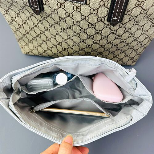 大中小号容量包中包内胆包v化妆品防水收纳袋拉链整理包内衬包