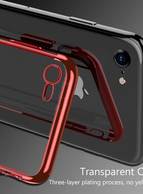 Plating Silicone Case on the For iphone se 2020 se 2 se2 2n