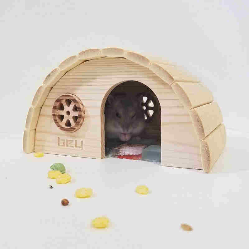 仓鼠窝仓鼠木屋木质小屋仓鼠小房子小木屋金丝熊窝小木屋仓鼠家具