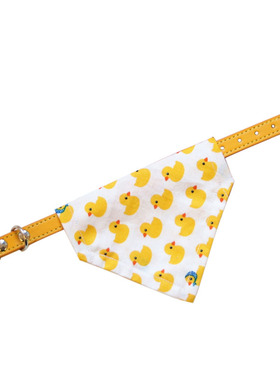 猫咪项圈宠物三角m巾狗狗牵引口水巾脖圈幼猫定制刻字防丢狗牌