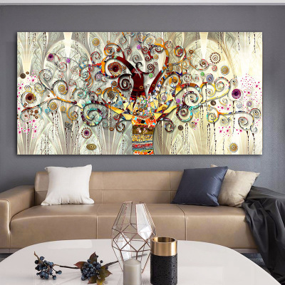 速发One Colour Klimt Artwork Tree of Life spray painting fra