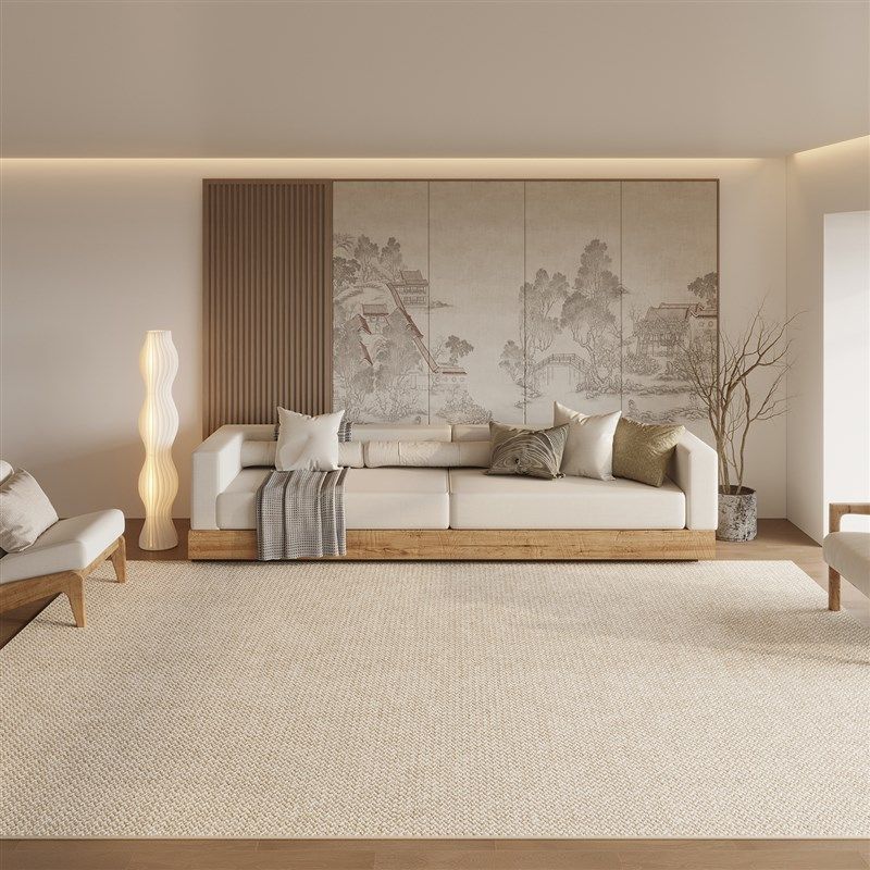 仿剑麻地毯客厅2024新款可擦免洗沙发茶几毯日式极简风原木风地垫,居家布艺,地毯,淘宝优惠券,粉丝福利购,淘宝优惠卷