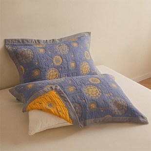 纯棉三层纱枕巾一对装全棉纱布加厚夹棉2024新款男生枕头套巾冬季