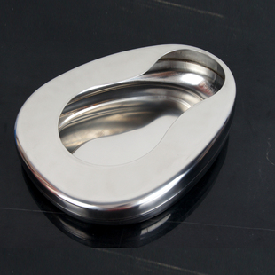 便盆卧床老人加厚不锈钢大便盆坐便器成人加大尿盆男女孕妇护理盆