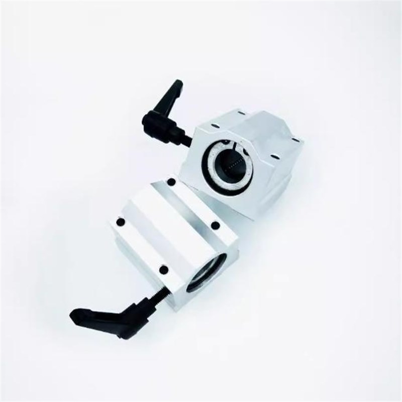 带夹紧把手直线轴承座LHBBC16 LHBBWC20 LHBLC25锁紧LHBLWC30