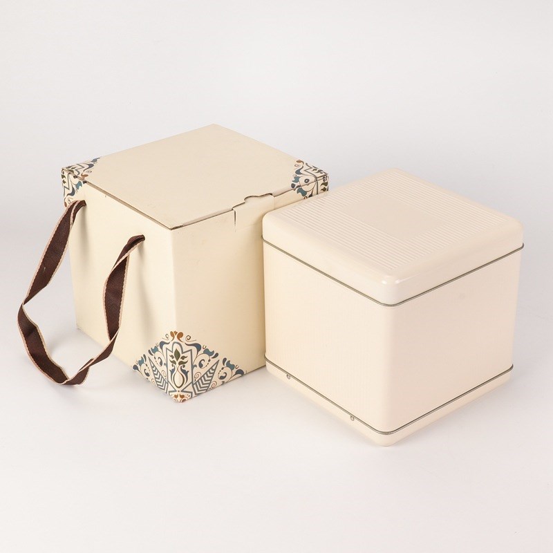 茶叶包装马口铁罐红茶白茶茶叶罐通用普洱铁罐P翻盖方形大号金属