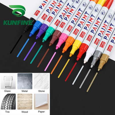 极速Car Tyre Tires Tread Metal Permanent Paint Markers Graff