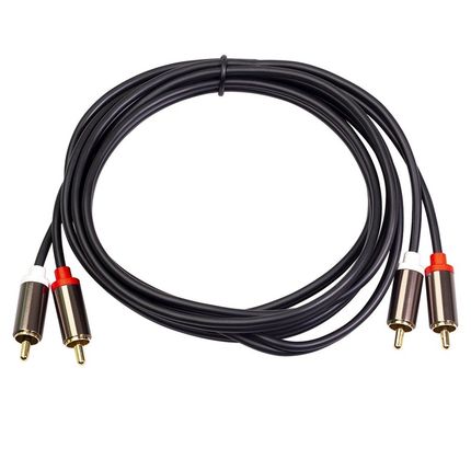 Audio Coerd Audio Cable Male to Male 1m 2m 3m 2 RCA to 2 RCA