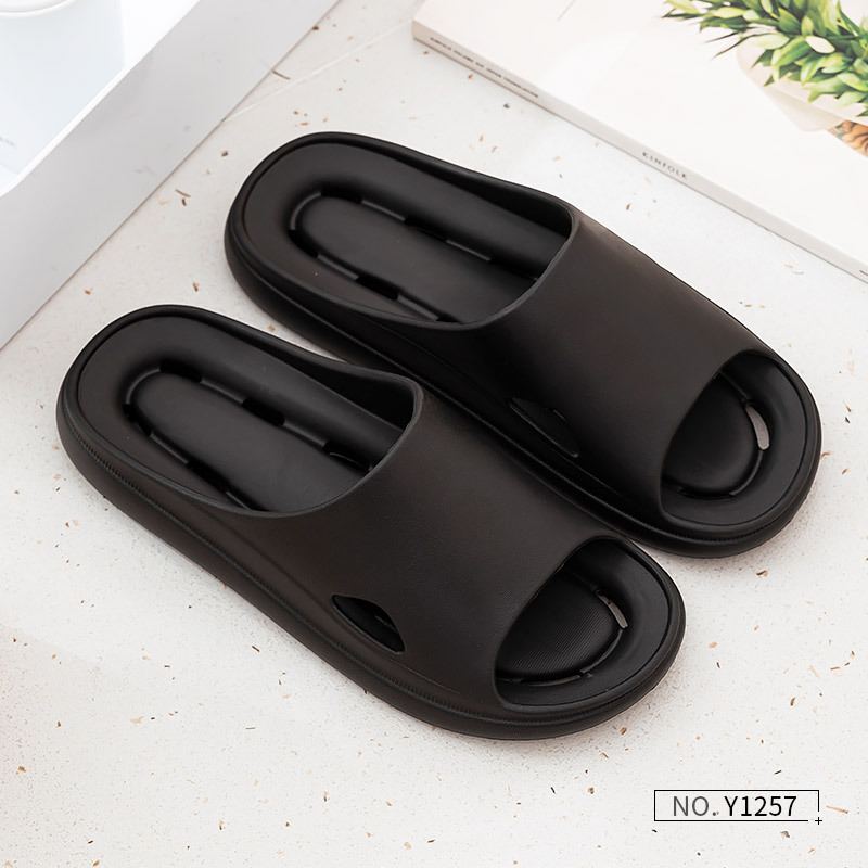 漏水速干凉拖鞋女浴室室u内居家用防滑洗澡拖鞋男镂空踩屎感夏