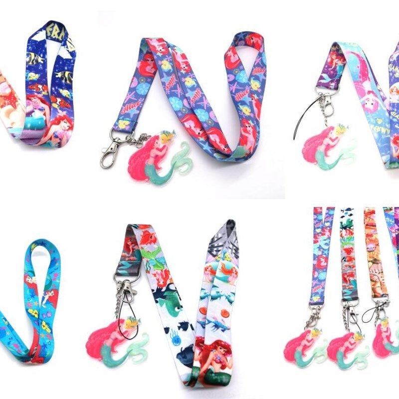 Hot Sale! 1 pcs cartoon Mermaid Princess Ariel pendant Key