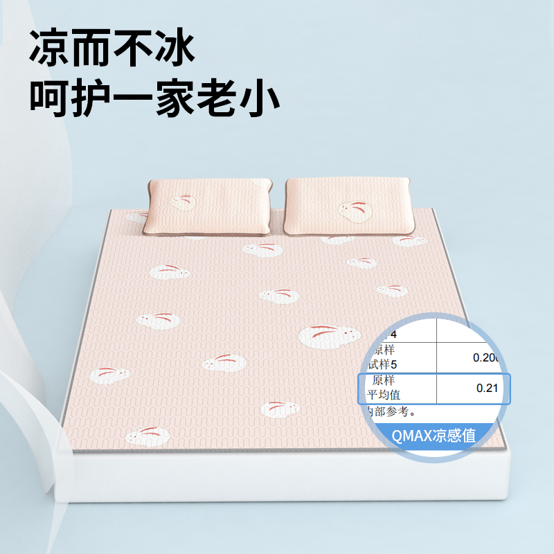 Nittaya泰国直邮乳胶凉席三件套冰丝席夏季可折叠家用水洗床垫席