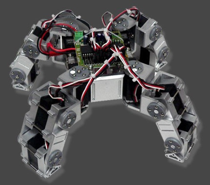 四足机器人人形机器人配件 w舵机配件 DIY配件双足六足送电池