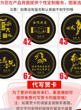 S588传统文h化礼品千里江山图只此青绿国风文创酒店前台样板间摆