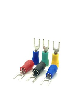 接线端子aSV1.25-3S叉型端子U型端子冷压端子绝缘端子SV1-3线鼻子