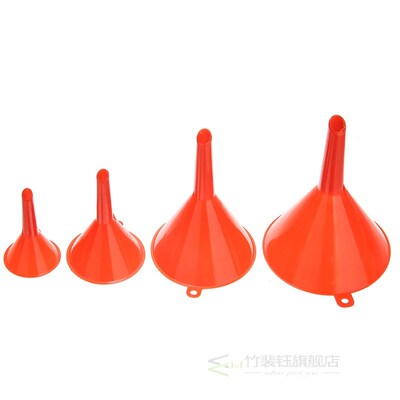4pcs Small Car Refueling Funnel Gasoline Engine Oil Additive