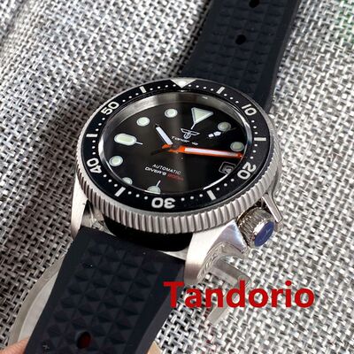 极速37mm Tandorio 200M Diving Japan NH35A 120 Click Sapphire