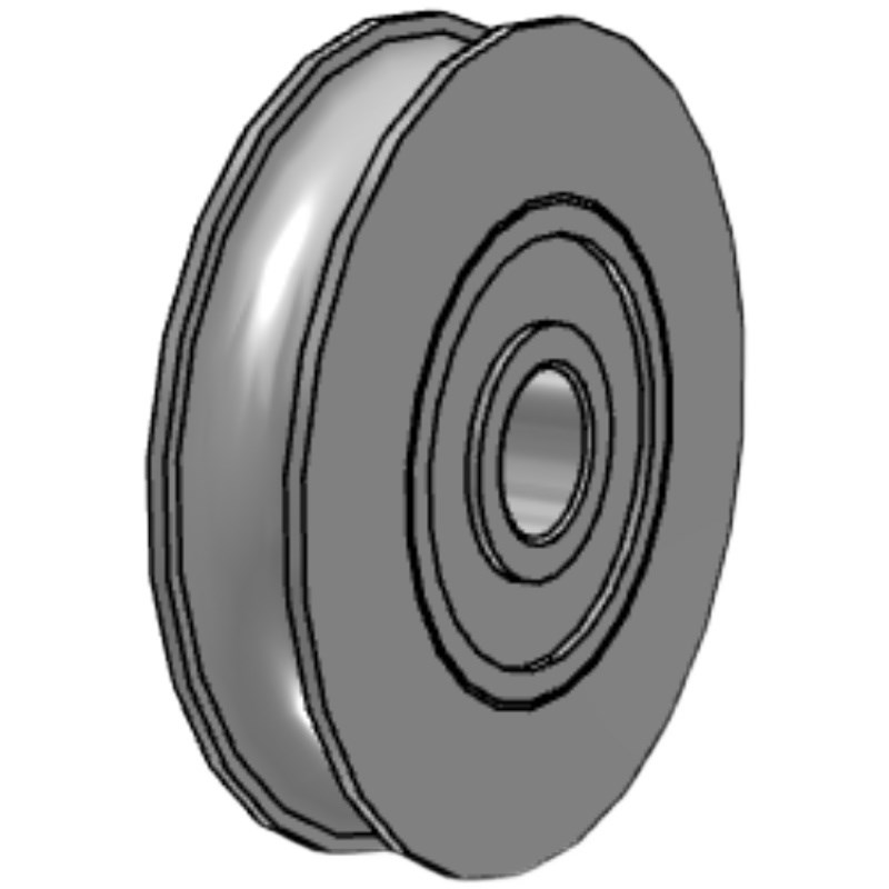 圆皮带惰轮MBFN MBF28-2.6 38-3.1 60-3.1 50-4.1 60-5.1