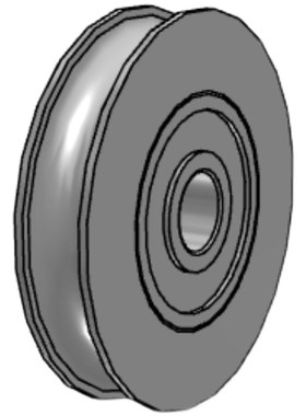 圆皮带惰轮MBFN MBF28-2.6 38-3.1 60-3.1 50-4.1 60-5.1